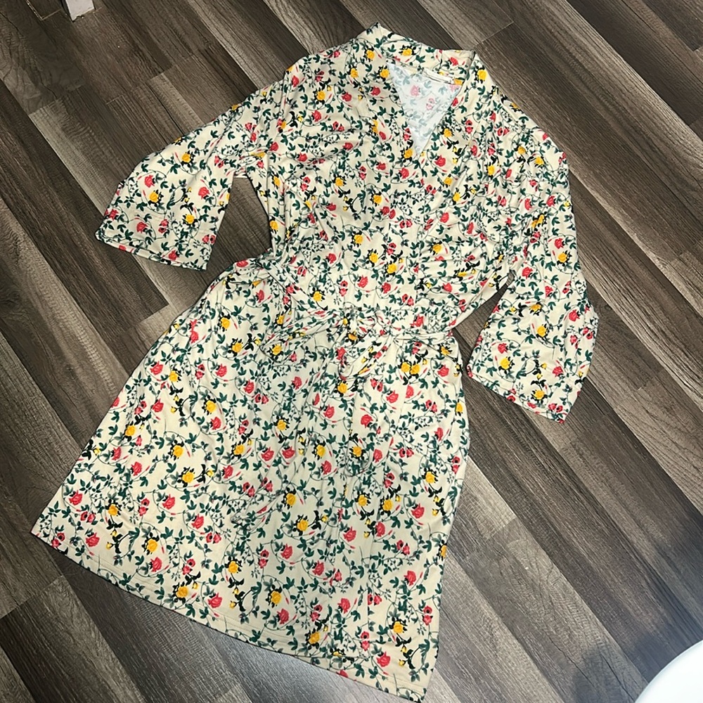 Ninexis Floral Robe w/Pockets